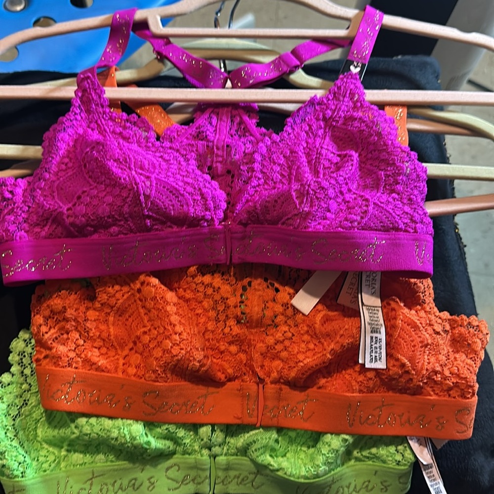 Victoria’s Secret lace Bralette BUNDLE OF 3